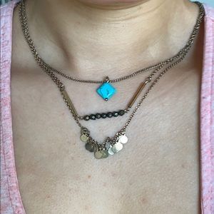 Triple layer necklace